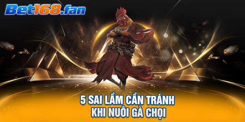 5 sai lầm cần tránh khi nuôi gà chọi